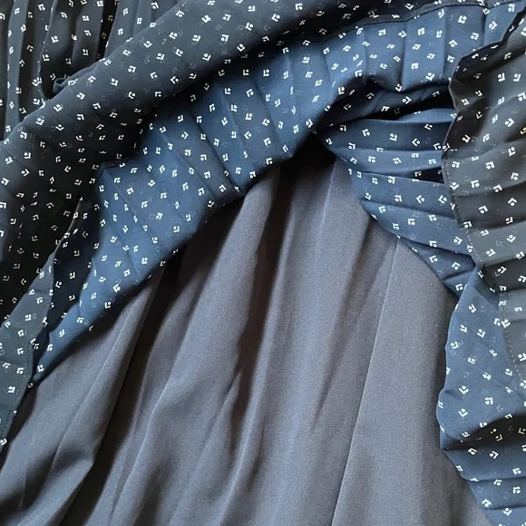 LOFT NWT Black and White Polka Dot Dress - 4 - Picture 4 of 4